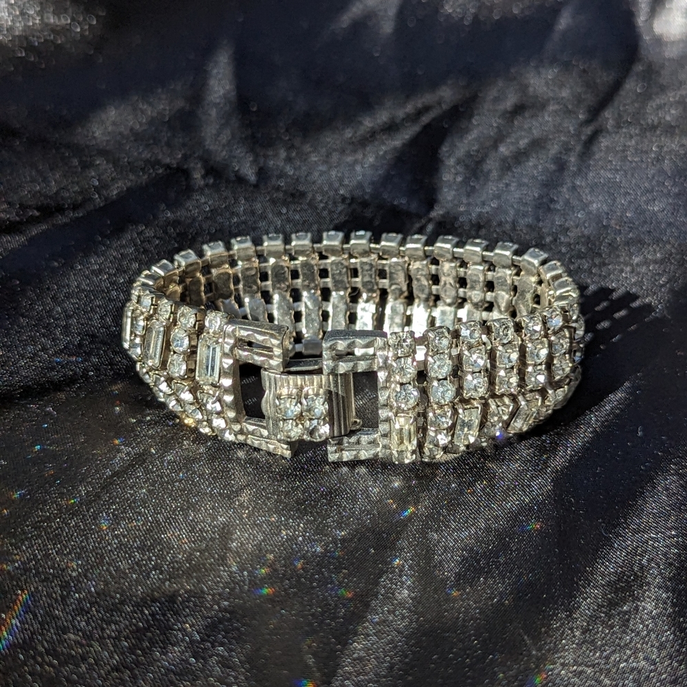 rhinestone bracelet costume jewelry